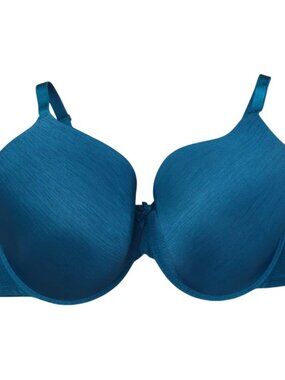 Secret Treasures Bra 42D Blue Underwire Full Coverage Adjustable Straps